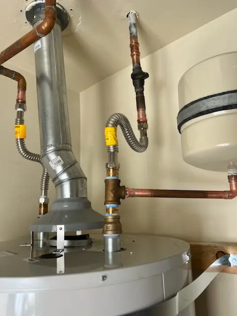 Water heater installation and plumbing repair in North Andover Center